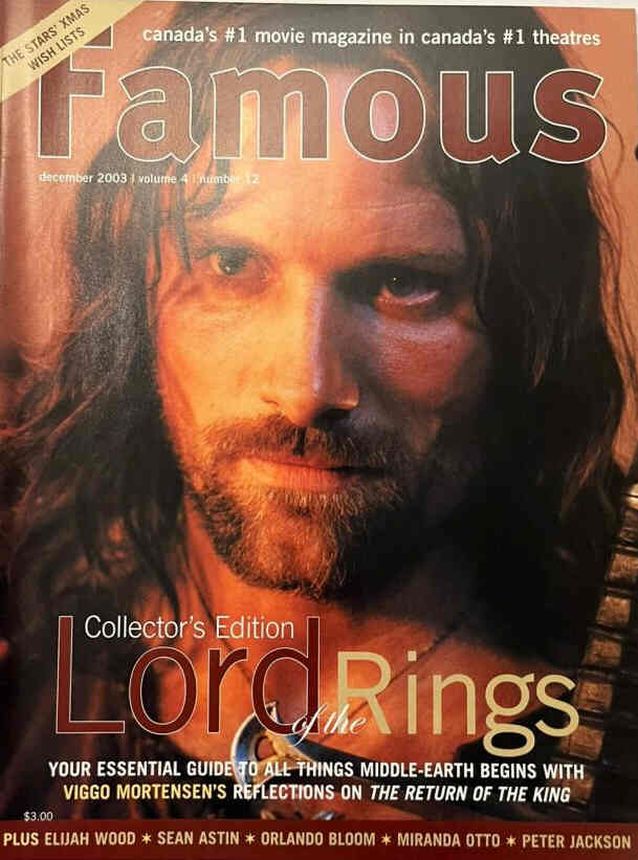 FAMOUS magazine side cover Issue 48 December 2003