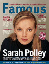 FAMOUS magazine side cover Issue 51 March 2004