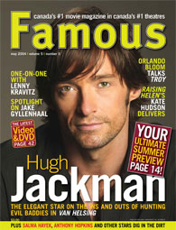 FAMOUS magazine side cover Issue 53 May 2004