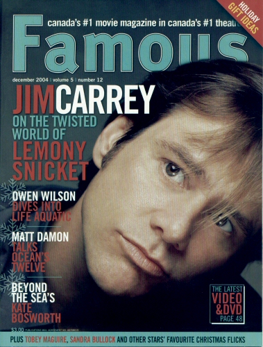 FAMOUS magazine side cover Issue 60 December 2004