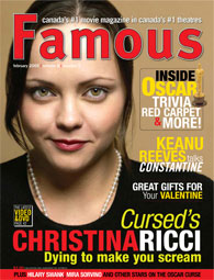 FAMOUS magazine side cover Issue 62 February 2005