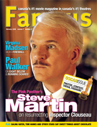 FAMOUS magazine side cover Issue 74 February 2006