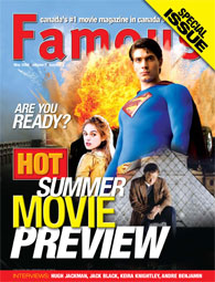 FAMOUS magazine side cover Issue 77 May 2006