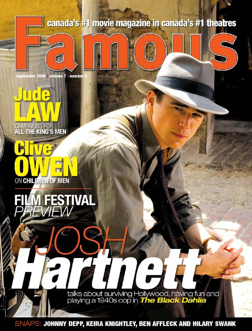 FAMOUS magazine side cover Issue 81 September 2006