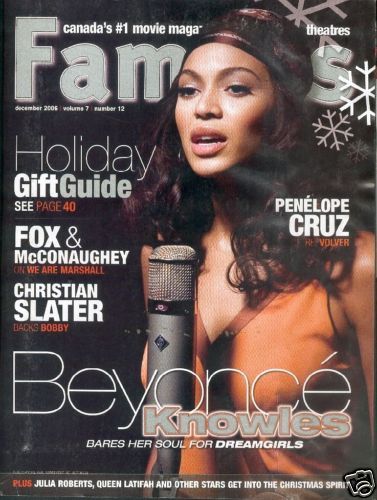 FAMOUS magazine side cover Issue 84 December 2006