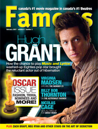 FAMOUS magazine side cover Issue 86 February 2007
