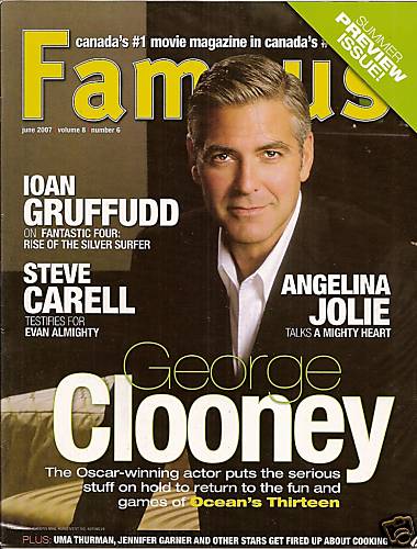 FAMOUS magazine side cover Issue 90 June 2007