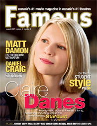 FAMOUS magazine side cover Issue 92 August 2007
