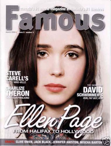 FAMOUS magazine side cover Issue 99 March 2008