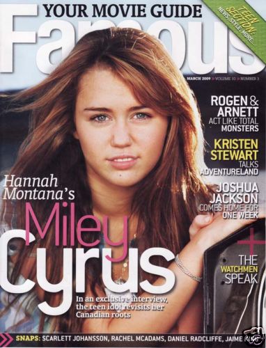 FAMOUS magazine side cover Issue 111 March 2009