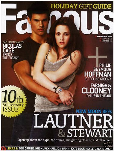 FAMOUS magazine side cover Issue 119 November 2009