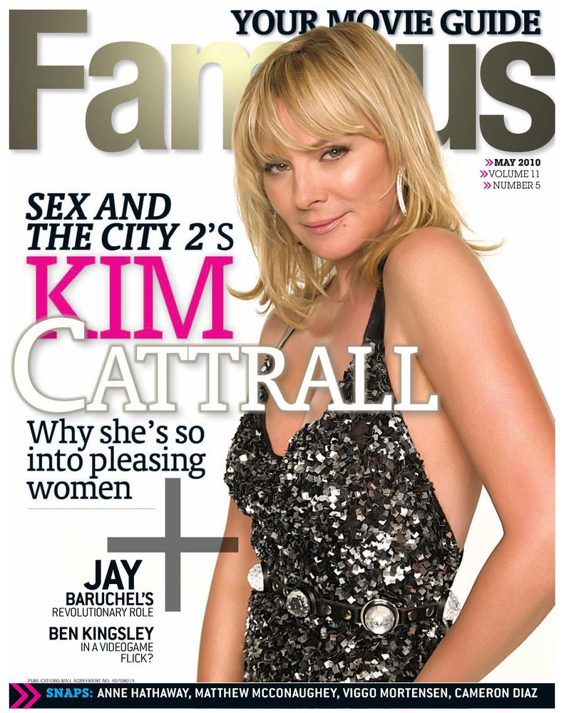 FAMOUS magazine side cover Issue 125 May 2010