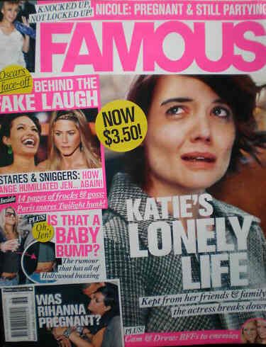 FAMOUS (Au) magazine side cover 9 March 2009