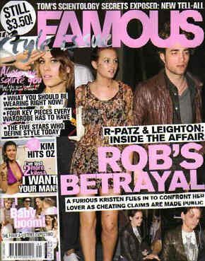 FAMOUS (Au) magazine side cover 26 April 2010