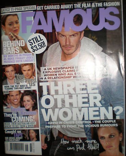 FAMOUS (Au) magazine side cover 31 May 2010