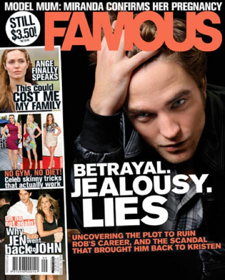 FAMOUS (Au) magazine side cover 23 August 2010