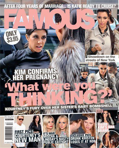 FAMOUS (Au) magazine side cover 17 October 2010
