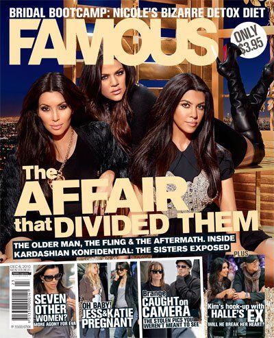 FAMOUS (Au) magazine side cover 28 November 2010