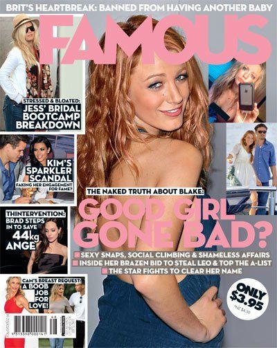 FAMOUS (Au) magazine side cover 13 June 2011
