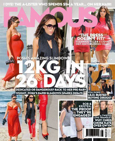 FAMOUS (Au) magazine side cover 22 August 2010