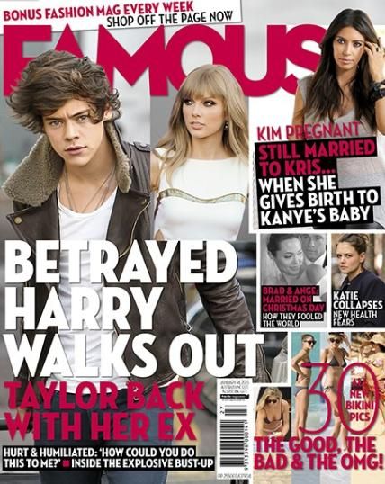 FAMOUS (Au) magazine side cover 14 January 2013