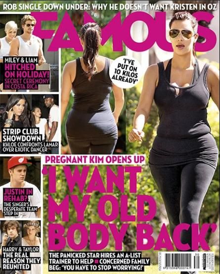 FAMOUS (Au) magazine side cover 4 February 2013