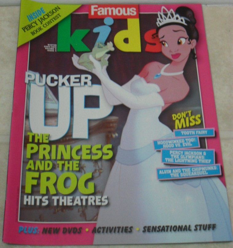 FAMOUS KIDS magazine side cover Winter 2009