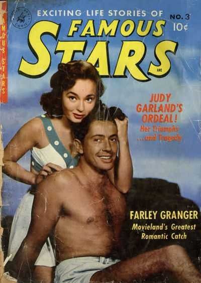 FAMOUS STARS magazine side cover Issue 3 March 1951