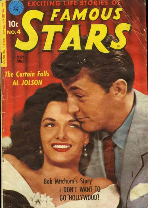 FAMOUS STARS magazine side cover Issue 4 May/June 1951