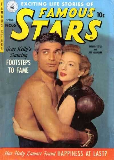 FAMOUS STARS magazine side cover Issue 6 Spring 1952