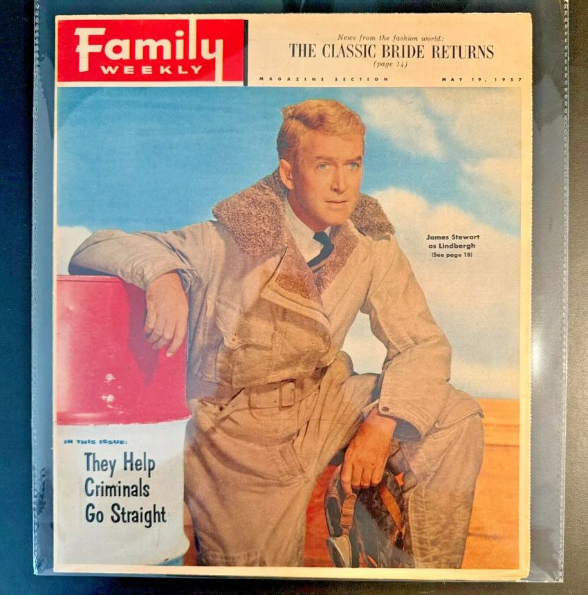 FAMILY WEEKLY magazine side cover 19 May 1957