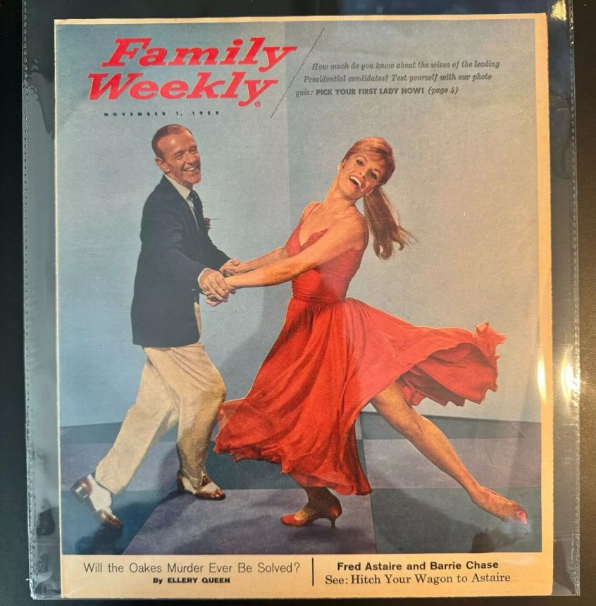 FAMILY WEEKLY magazine side cover 1 November 1959