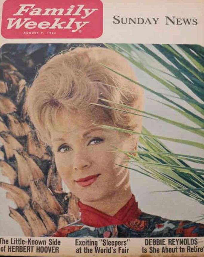 FAMILY WEEKLY magazine side cover 9 August 1964
