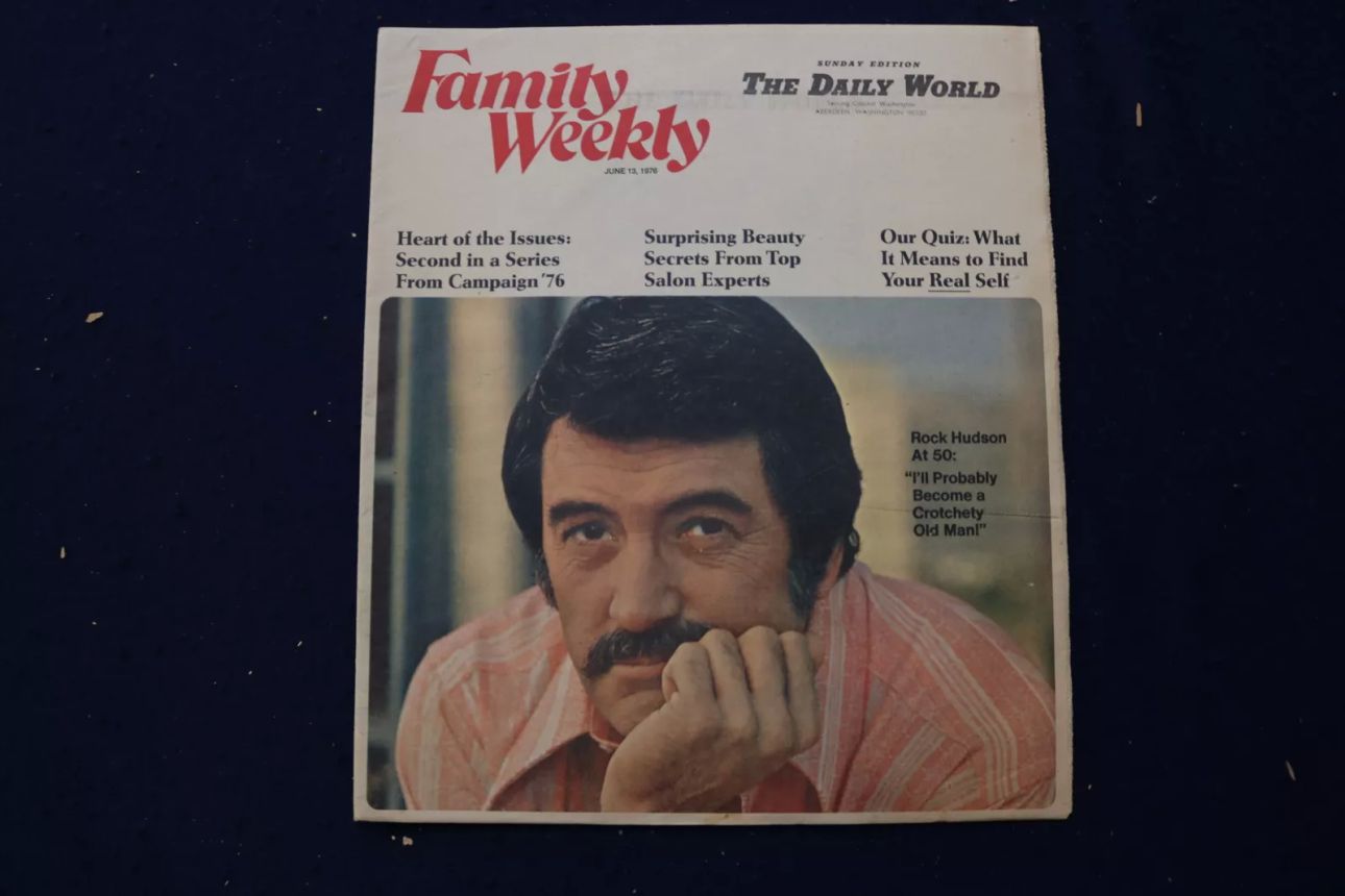 FAMILY WEEKLY magazine side cover 13 June 1976