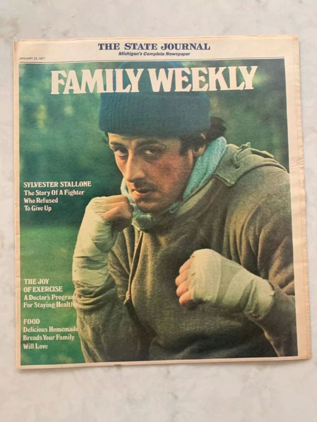 FAMILY WEEKLY magazine side cover 23 January 1977
