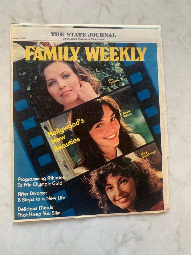 FAMILY WEEKLY magazine side cover 6 January 1980