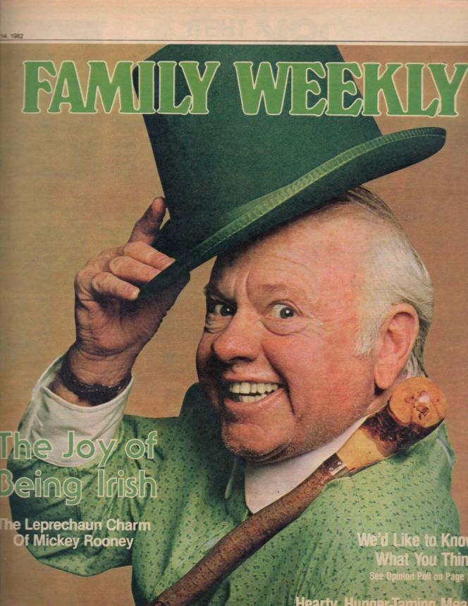 FAMILY WEEKLY magazine side cover 14 March 1982