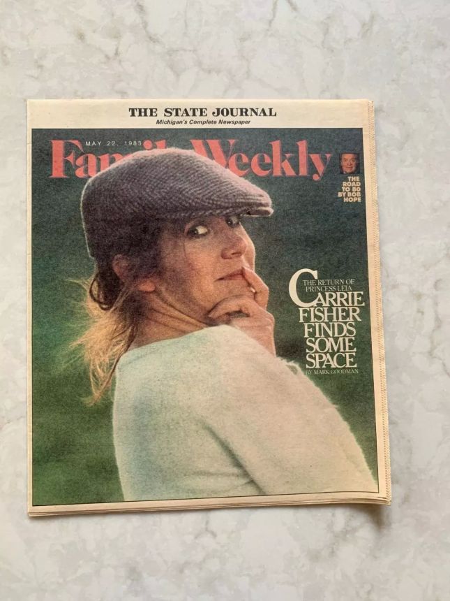 FAMILY WEEKLY magazine side cover 22 May 1983
