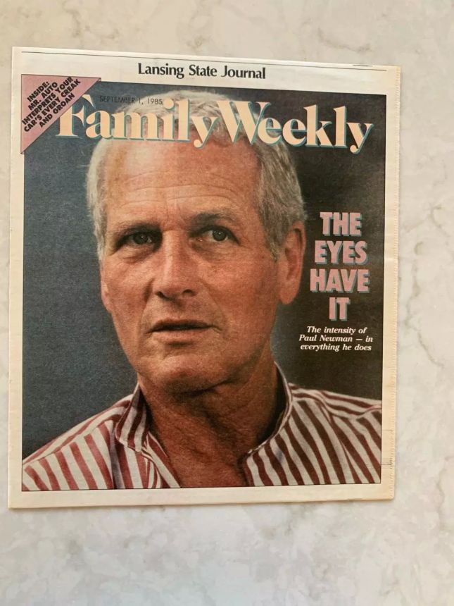 FAMILY WEEKLY magazine side cover 1 September 1985