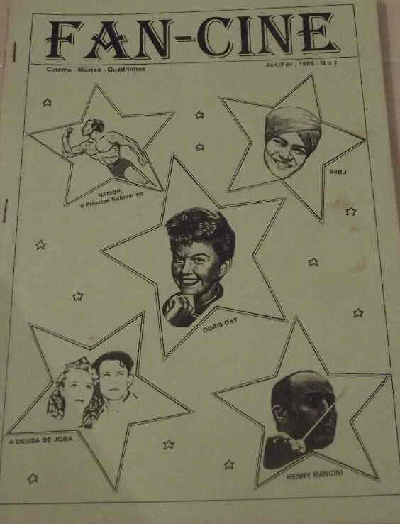 FAN-CINE magazine side cover Issue 1 January/February 1995