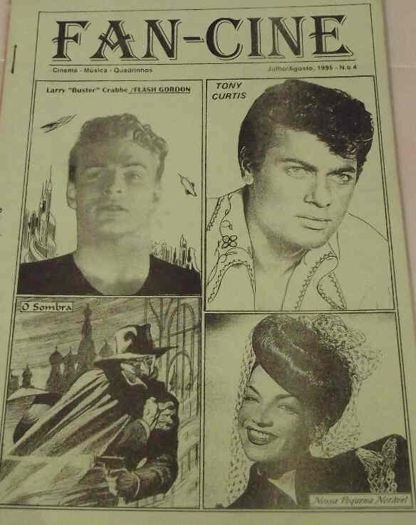 FAN-CINE magazine side cover Issue 4 July/August 1995