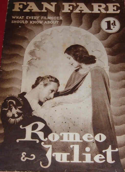 FAN FARE magazine side cover  1936