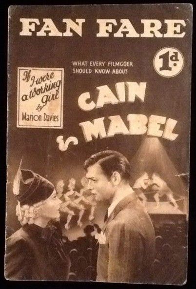 FAN FARE magazine side cover Issue 37  1937