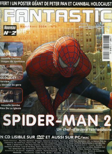 FANTASTIC REPORT magazine side cover Issue 2 March/April 2004