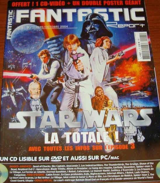 FANTASTIC REPORT magazine side cover Issue 5 September/October 2004