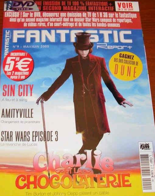 FANTASTIC REPORT magazine side cover Issue 9 May/June 2005