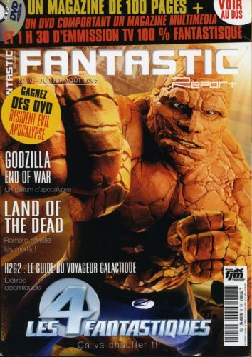 FANTASTIC REPORT magazine side cover Issue 10 July/August 2005