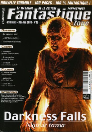 FANTASTIQUE ZONE magazine cover Issue 12 May/June 2003