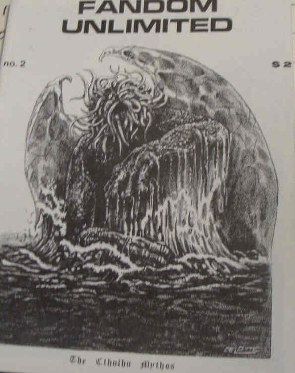 FANDOM UNLIMITED magazine side cover Issue 2 Spring 1977