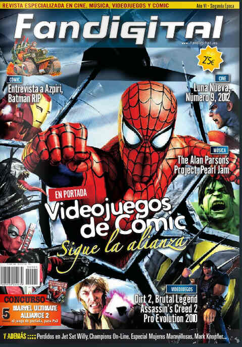 FANDIGITAL magazine side cover October 2009